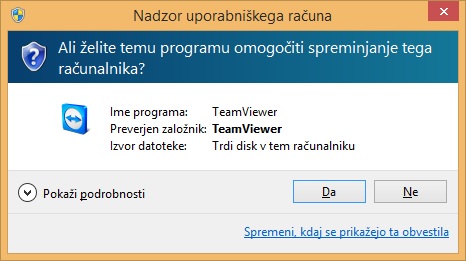 nadzor up racuna